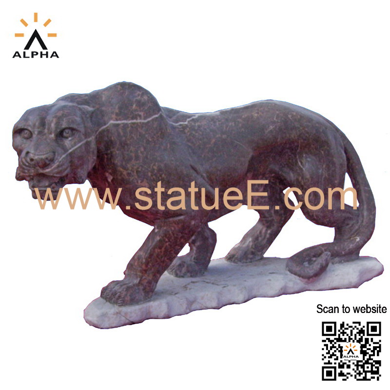 Leopard garden statue